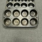 Vintage Ekco Muffin Pans Lot Of 3 Metal Baking Tins Kellogg s All-bran Promo