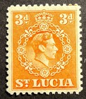 Travelstamps   St  Lucia Stamps Sg 133 - 3d Kgvi 12 1 2p - Mint Mnh Og