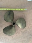 Vintage Cast Bronze Boat Propeller 14x13 Marine Prop 3 Blade Nautical Decor 804s