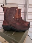 New Keen Womens Brown Leather Sherpa Lined Ankle Boots Chester 5441 Size 7