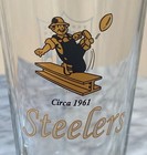 Steelers Stealy Mcbeam Circa 1961 Pint Glass Lot Of  4 