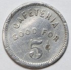 Waipahu School Oahu  Hawaii  good For 5c  Cafeteria Lunch Token
