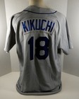 2019 Seattle Mariners Yusei Kikuchi  18 Game Issued Grey Jersey Gu Pant 1989 Tb