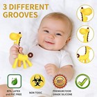 Baby Teething Toys 3-6 Months Bpa Free Freezer Teether Banana Giraffe Toy