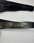 Repro Civil War Us Army Leather Belt W Holster   Brass Us Buckle Size 58