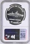 2002 Paraguay Ngc Pf 69 50 Years Anniversary Central Bank 1 Guarani Silver Coin
