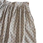 187 Vintage Ralph Lauren Country Brown Floral Skirt Western Prairie 80s 12