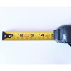 25 Ft  Measuring Tape Retractable Ruler Black Grip Housing Durable Marking Tool 