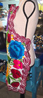 Mexican Embroidered Flora Apron Mandil Bordado One Size