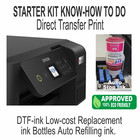 Dtf Ink Et Epson Printer For Heat Transfer Printing T-shirt Maker Bundle Kit