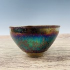 4 9  Chinese Old Antique Porcelain Song Dynasty Jian Kiln Qicai Jianzhan Teacup