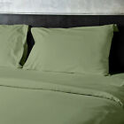 4 Piece Soft Bamboo Microfiber Bed Sheet Set Luxury Cool Feel Deep Pocket Sheets