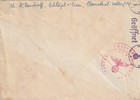 Germany Ww2 Censored Airmail To Bulgaria 1941 10pf 25pf