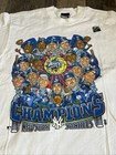 Vintage Pro Player 1998 Mlb World Series Champions New York Yankees Tee Size L