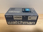Honda Dealers Exclusive Sony Watchman Tv 1983 Complete Box Manuals Case
