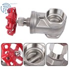 For Water Oil Gas 2  Heavy Duty Gate Valve Npt Dn50 Stainless Steel Female
