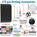172pc Home Travel Sewing Kit Thread Threader Needle Tape Measure Scissor Thimble
