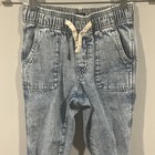 Gap Kids Girls Size M 8 Easy Pull On Jeans Mid Rise Ankle Length Light Wash