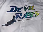 Tampa Bay Devil Rays Game Used Jersey Team Issued Vintage Russell Athletic Sz 46