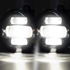 Black Led Driving Fog Lights For Honda Goldwing Gl1800 2001-2010 Fog Lamps Lh rh