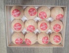 Antique Vintage Dozen Silvertown Golf Balls Box Individually Wrapped Repro