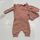 Carter s Just One You Baby Girls  3pc Sweater Top   Bottom Set - Pink 3m