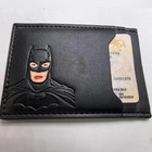 Personalized Leather Bat Wallet Superhero Mask Card Holder Heroic Id Wallet