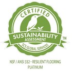 Rubber Stair Treads Waterproof Low Profile Non Slip Indoor outdoor Black  5 Set 