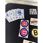 Vintage Sports Sticker Lot Os Multi Excellent 90s Mlb Nfl Nhl Team Decals
