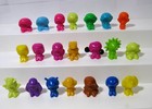 Vintage 1990s Mixed Lot Of 21 Gogos Crazy Bones Miniature Figures