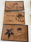 12 Antique Leather Postcards