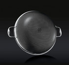 Hexclad Hybrid Nonstick 14  Wok With Stainless Steel glass Lid- New