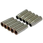 Riverweld Mig Mag Conical Gas Nozzle 1 2mm Copper 15ak Mb15 Welding Torch 10pcs