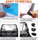 Rzr Full Window Front Windshield For Polaris Rzr Pro Xp xp 4 turbo R 2020-2024