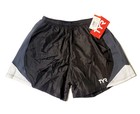 Tyr Men s Comp 5  Tri Run Short W  Brief Liner Ssmx6a Black Pockets Size Small