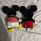 Vintage 80s Walt Disney Disneyland Mickey Minnie Mouse Rare Plush Disneyworld