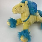 Pegasus Animal Alley Toys R Us Vintage Yellow Teal Plush 11    Horse