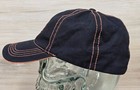 Harley Davidson Black W  Orange Stitching Hat With Classic Harley Logo Size 2xl