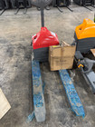 Tory Carrier Used 4400lb Fully Electric Power Pallet Jack 48 x27  W  Gel Battery