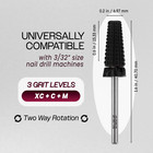 Usa  1 Pana 5 In 1 Nail Carbide Bit - Black - Extra Coarse Grit 3 32 