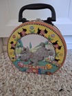Early Engelbreit Tin Metal Lunch Novelty Henry Scottie  Very Good