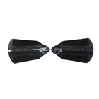 Black Carbon Fiber Hand Grip Windshield Fit Harley Softail Sport Glide Fxdr 114