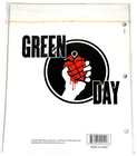 Green Day 3 Ring Paper Folder - 2 Sided Graphics - Frameable - Rare - New Sealed
