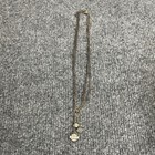Vintage Harley-davidson Sterling Silver Triple Chain Bar   Shield Bling Necklace