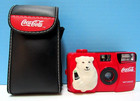 Vtg 1999 Coca-cola Year 2000 Coca-cola Polar Bear 35mm Camera  Case   Tin