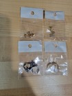 Multicolor Mixed Lot Earrings In Small Plastic Bags  Mixed Metals Metal Jewelry