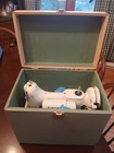 Singer Featherweight 221 Sewing Machine With Case And Original Accessories