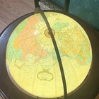 Replogle Heirloom Illuminated Floor Globe 16  Solid Wood Base Vintage 70 s