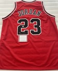 Autographed Chicago Bulls Michael Jordan Red Xl-custom Jersey With Aca Coa