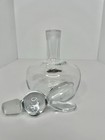 Htf Vintage Mcm Blenko Glass Playboy Club Decanter In Crystal 10    W  Label